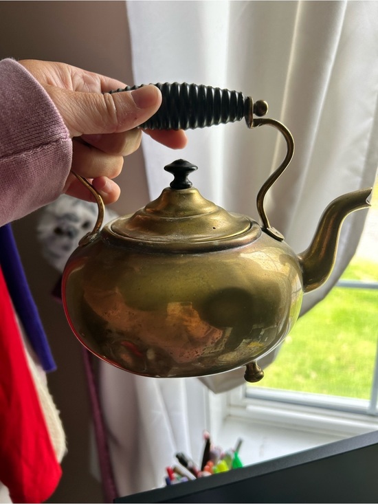 Other - 4/$100 vintage brass trap pot kettle BURGER MFG CO